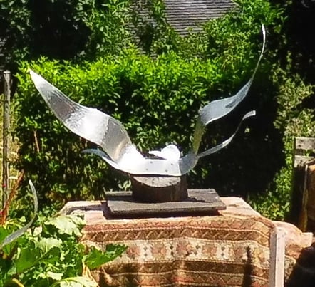Décennie 2010 sculpture aluminium OISEAU