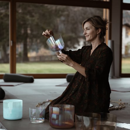 yogaTAGE engadin, Yogafestival St. Moritz, MArina Usow, Soundhealing