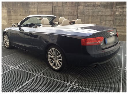 Audi A5 Auto pflege vorher