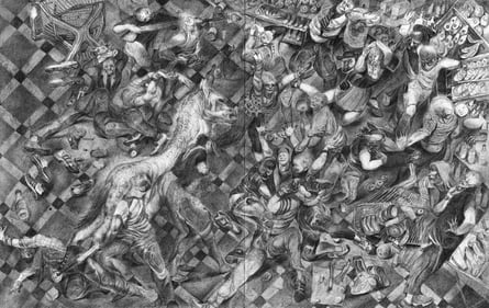 Matthias-Wyss-TAGESLICHT-DAYLIGHT-2011–2014-Pencil-On-Paper-22-x-44-Cm-4