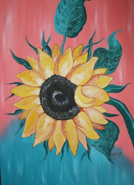 Sonnenblumen-Bilder für ein Alten- und Pflegeheim ...