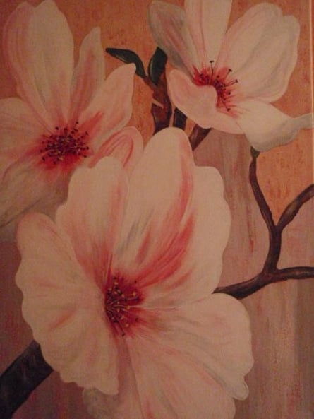 Kirschblütenzweig  70 x 50