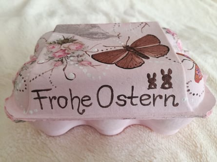 Eierkarton für Ostern ... :-) ..... Rückseite