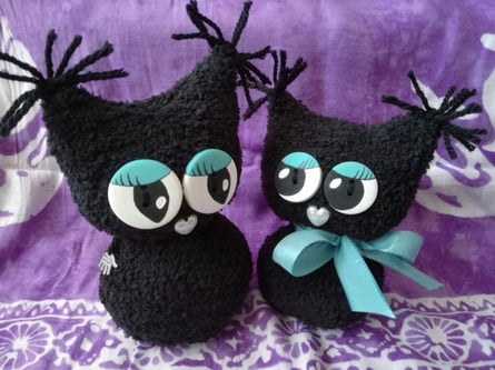 Eulentiere aus Socken :-)