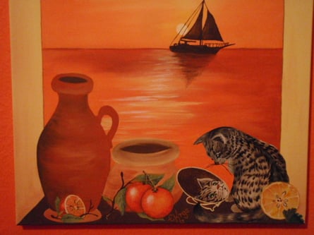 Acrylfarben auf Leinwand 80 x 60 cm