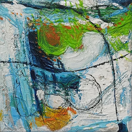 Elisabeth Augendre artiste peintre en Ariège La Bastide de Sérou peinture acrylique