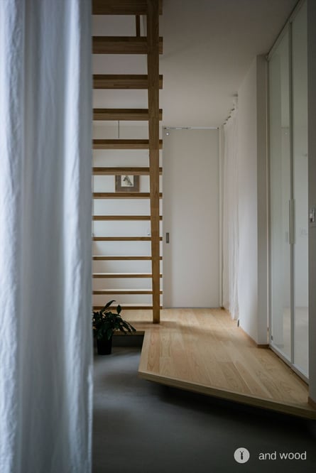 桧 ヒノキ 無節 フローリング アンドウッド andwood 新潟 施工例 1 