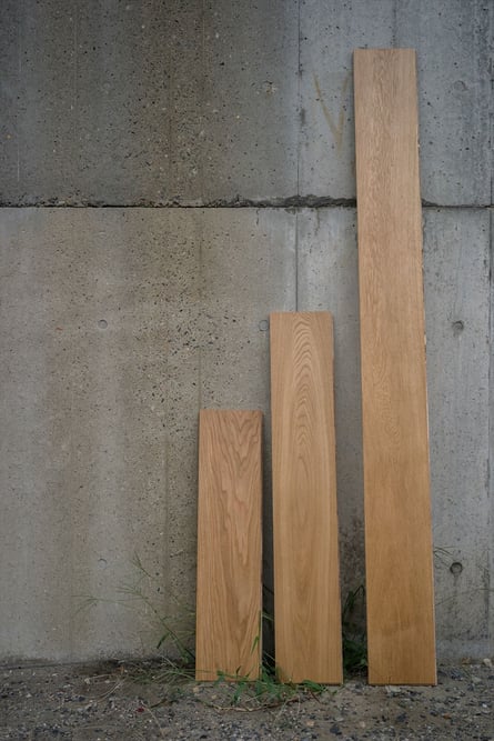 オーク 190幅 節無し プライウッド フローリング アンドウッド andwood 壁掛け