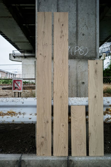 オーク ヨーロピアン ホワイト ハードドライ ペイント フローリング アンドウッド andwood 新潟 無垢 たてかけて２