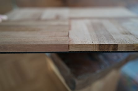 ミニパーケット スモールパーケット フローリング 断面 アンドウッド andwood