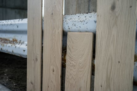 オーク ヨーロピアン ホワイト ハードドライ ペイント フローリング アンドウッド andwood 新潟 無垢 立てかけて