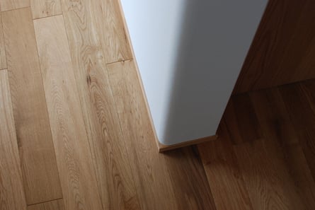 オーク 幅細 乱尺 施工例 アンドウッド andwood 11