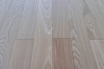 アッシュ タモ ドライペイント プライウッド ナチュラル レンガ張りで フローリング アンドウッド andwood 新潟