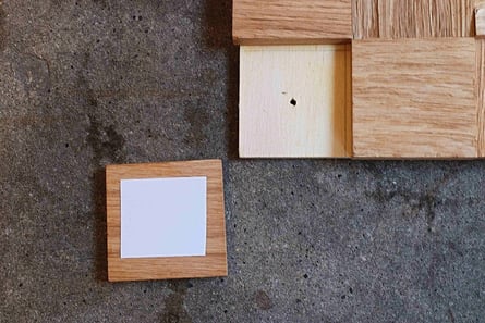 オーク ウォールパネル ナチュラル 形状説明 その３ andwood アンドウッド 