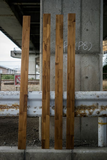 チーク 2P ナロー FJL ナチュラル 【オイル塗装】12×100×1820:AW10112023 フローリング アンドウッド andwood 1