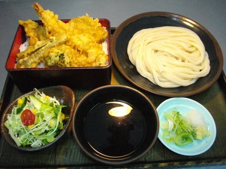 天丼うどんセット