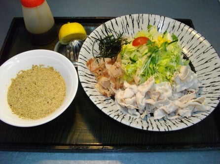 豚しゃぶつけ麺うどん