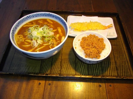 カレーうどん定食