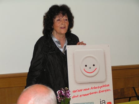 Nationalrätin Bea Heim beim Referat