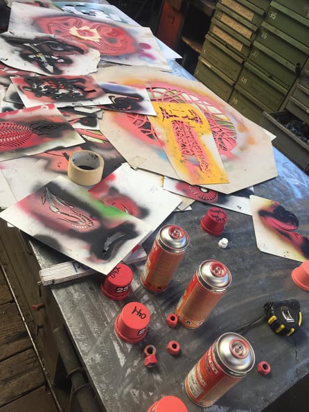 Stencilpassion Beat Flückiger Graffitikünstler