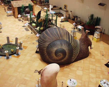 Caracol Giante 5 metros, Exposición Museo de Ciencia, Lisboa