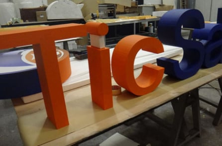 Letras Corporeas para escenarios, conferencias, eventos