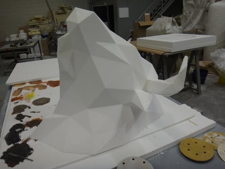 Cabeza de Toro poligonal