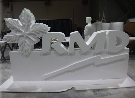 Corporeo de Logotipo, para moldeo en goma