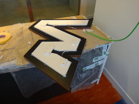 Letra de Logo, metacrilato, PVC, Led