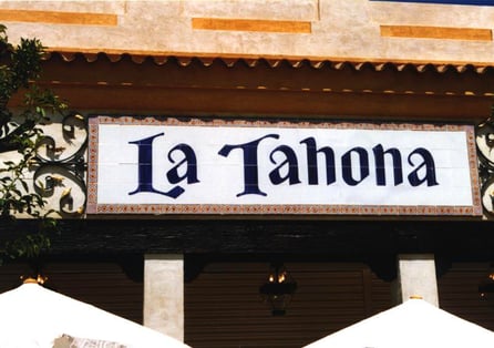 Cartel de Azulejos Cerámicos pintados a mano