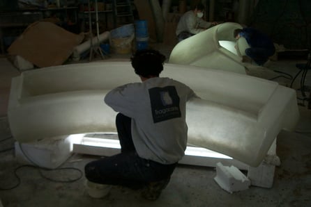 Banco translúcido, Exposición Cosmocaixa "La Antártida" (en proceso)