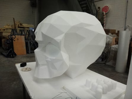 Craneo gigante  Poligonal 