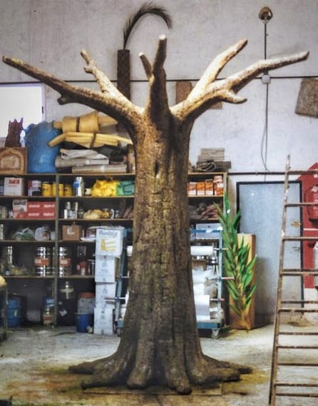 Árbol para escenografía de teatro (Teatro de la Abadía - José Luís Gómez / Pepe Hernández)
