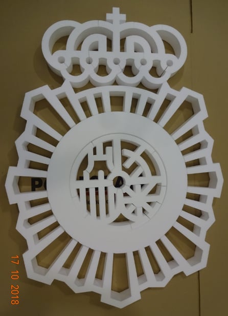Escudo en poliestireno