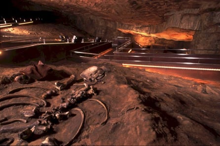 Réplica de Altamira, Vista desde la Osera bajando hacia Sala de Polícromos. (2001)