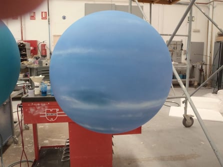 Esfera Planeta Gaseoso, para discoteca