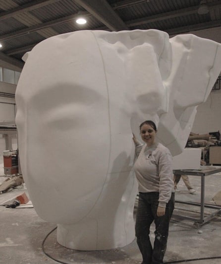 Ampliación Escultura de Manolo Valdés