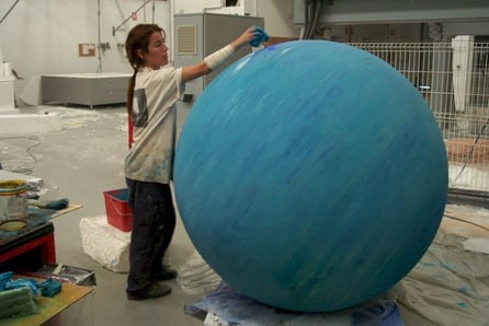 Planeta Gaseoso, Modelo de 140 cm de diametro