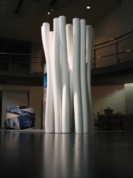 Elemento de Exposición en Aichi - Japón (modelo conceptual arquitectura)