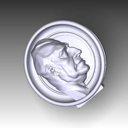 Medallón para Fachada, 3D