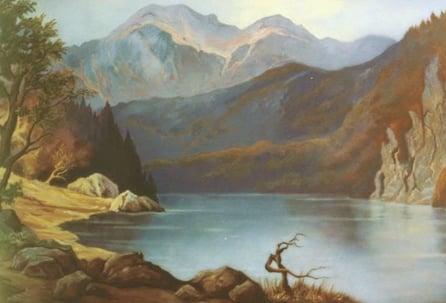 Telón de Fondo pintado a mano, para Qatar