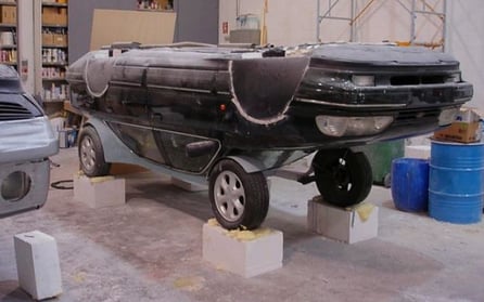 Preparación de coche para Spot (coches que circulan al revés)