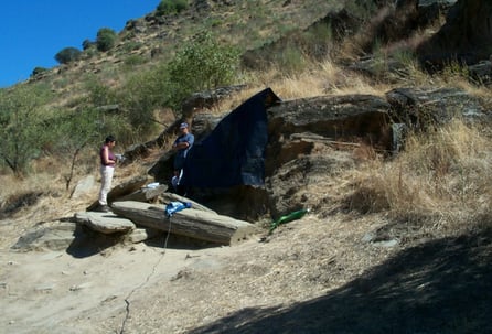 Digitalización 3D en Foz Coa, Portugal. Para la realización de las réplicas en el Museo de Foz Coa.