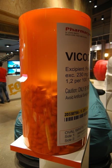 Tarro de medicamentos americano (Gigante) decoración temática