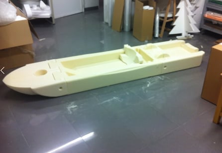 Prototipo de Piragua Modulable modelo