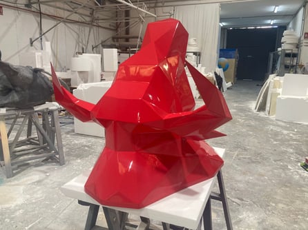 Cabeza de Toro poligonal