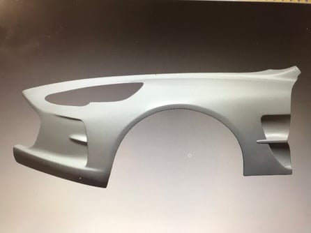 Modelo de coche a tamaño natural