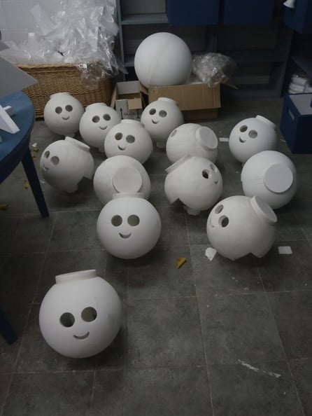 Máscaras de Bola, encargo de comparsa, para carnavales