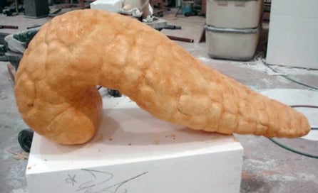 Corpóreo de Pancreas XXL, para stand ferial.