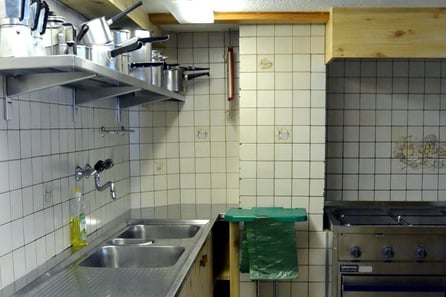 Chappelihus Küche mit Gastroherd